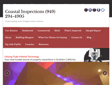 Tablet Screenshot of coastalinspections.org